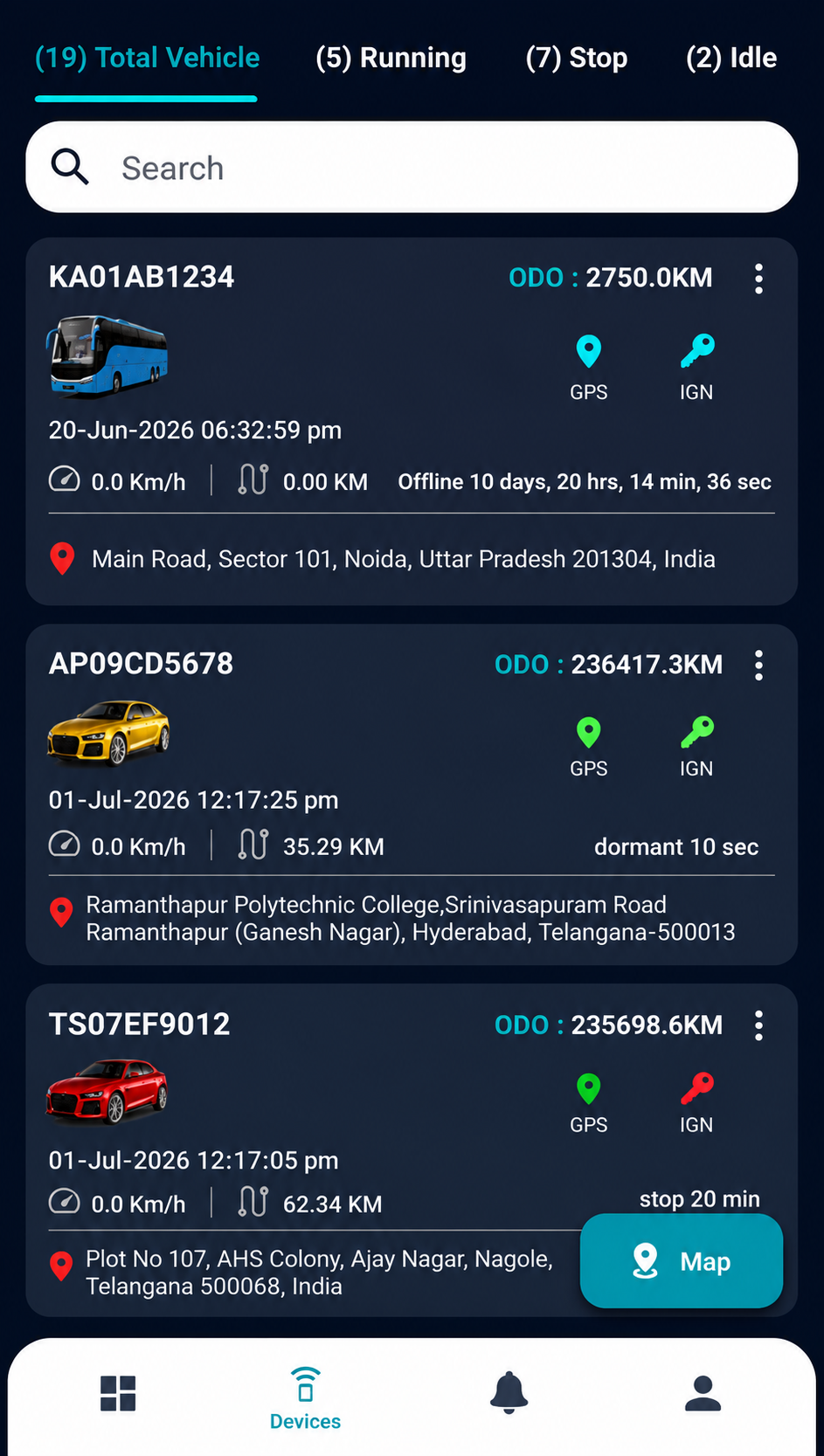 BALIN Dashcam Live Monitoring Software